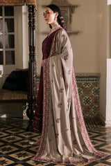 NUREH-UNSTITCHED 3PC DHANAK EMBROIDERED SUIT-PK-4375