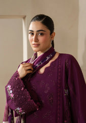 ELAF-UNSTITCHED 3PC DHANAK EMBROIDERED SUIT-PK-5253