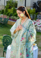 ELAF-UNSTITCHED 3PC LAWN CHIKANKAARI EMBROIDERED SUIT-PK-4757