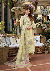 ELAF-UNSTITCHED 3PC LAWN CHIKANKARI EMBROIDERED SUIT-PK-4601