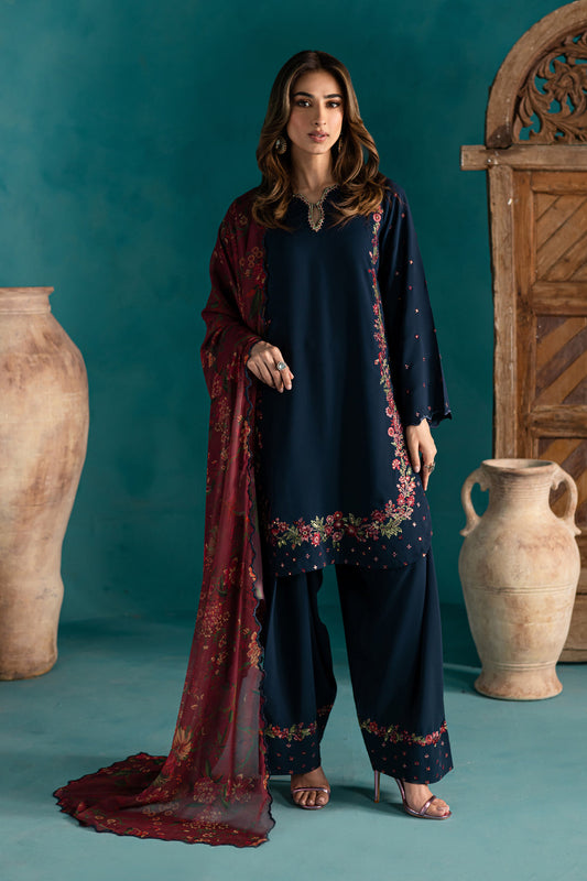 BATIK-UNSTITCHED 3PC DHANAK EMBROIDERED SUIT-PK-5813