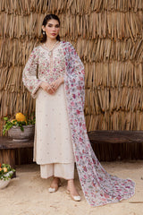 BATIK-UNSTITCHED 3PC DHANAK EMBROIDERED SUIT-PK-5040