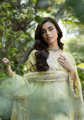 ELAF-UNSTITCHED 3PC LAWN EMBROIDERED SUIT-PK-4912
