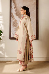BAROQUE-UNSTITCHED 3PC LAWN EMBROIDERED SUIT-PK-4869