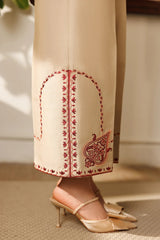 BAROQUE-UNSTITCHED 3PC LAWN EMBROIDERED SUIT-PK-4869