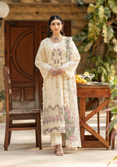 ELAF-UNSTITCHED 3PC LAWN CHIKANKAARI EMBROIDERED SUIT-PK-5566