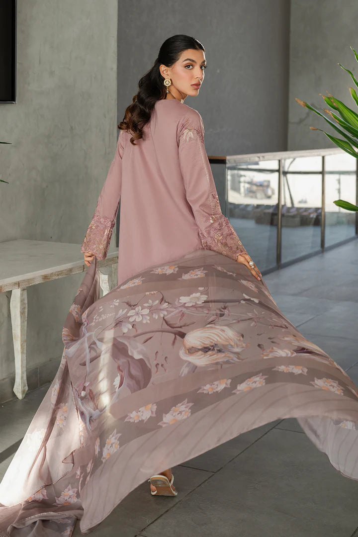 IZNIK- UNSTITCHED 3PC DHANAK EMBROIDERED SUIT-PK-5759