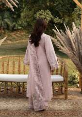 ELAF-UNSTITCHED 3PC DHANAK EMBROIDERED SUIT-PK-5255