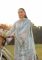 ELAF-UNSTITCHED 3PC DHANAK EMBROIDERED SUIT-PK-5242