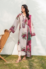 IZNIK-UNSTITCHED 3PC KARANDI PRINTED SUIT-PK-2572