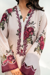 IZNIK-UNSTITCHED 3PC KARANDI PRINTED SUIT-PK-2572