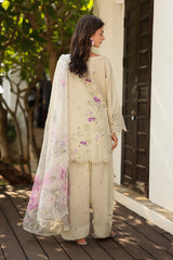 IZNIK-UNSTITCHED 3PC LAWN EMB PRINTED SUIT-PK-044