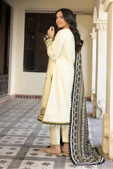 ASIM JOFA - UNSTITCHED 3PC LAWN EMBROIDERED SUIT-PK-5717