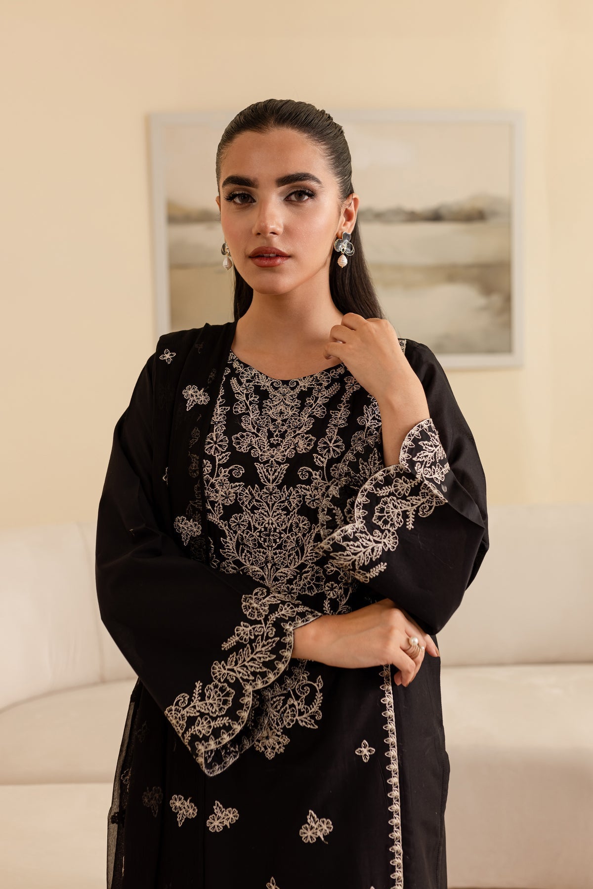 BATIK-UNSTITCHED 3PC DHANAK EMBROIDERED SUIT-PK-5791
