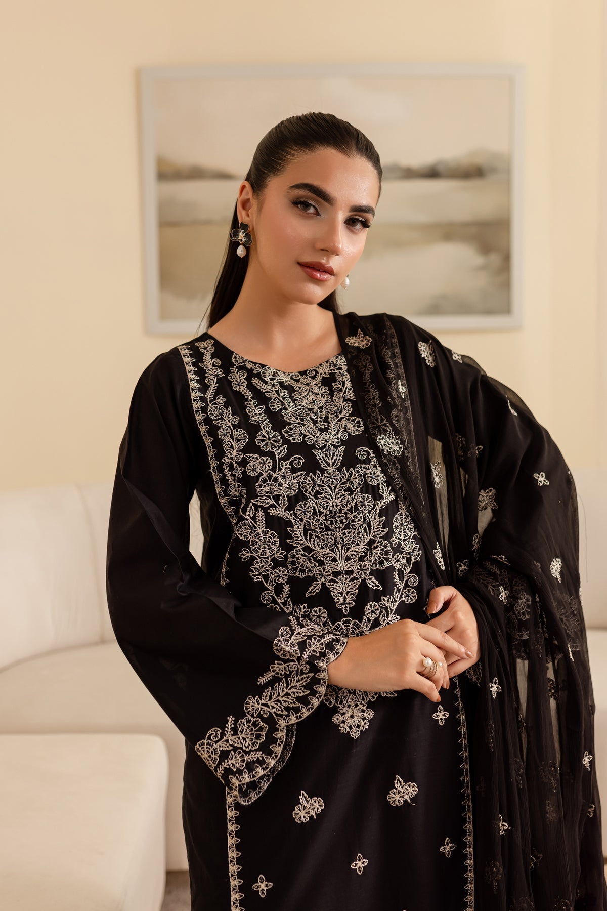 BATIK-UNSTITCHED 3PC DHANAK EMBROIDERED SUIT-PK-5791