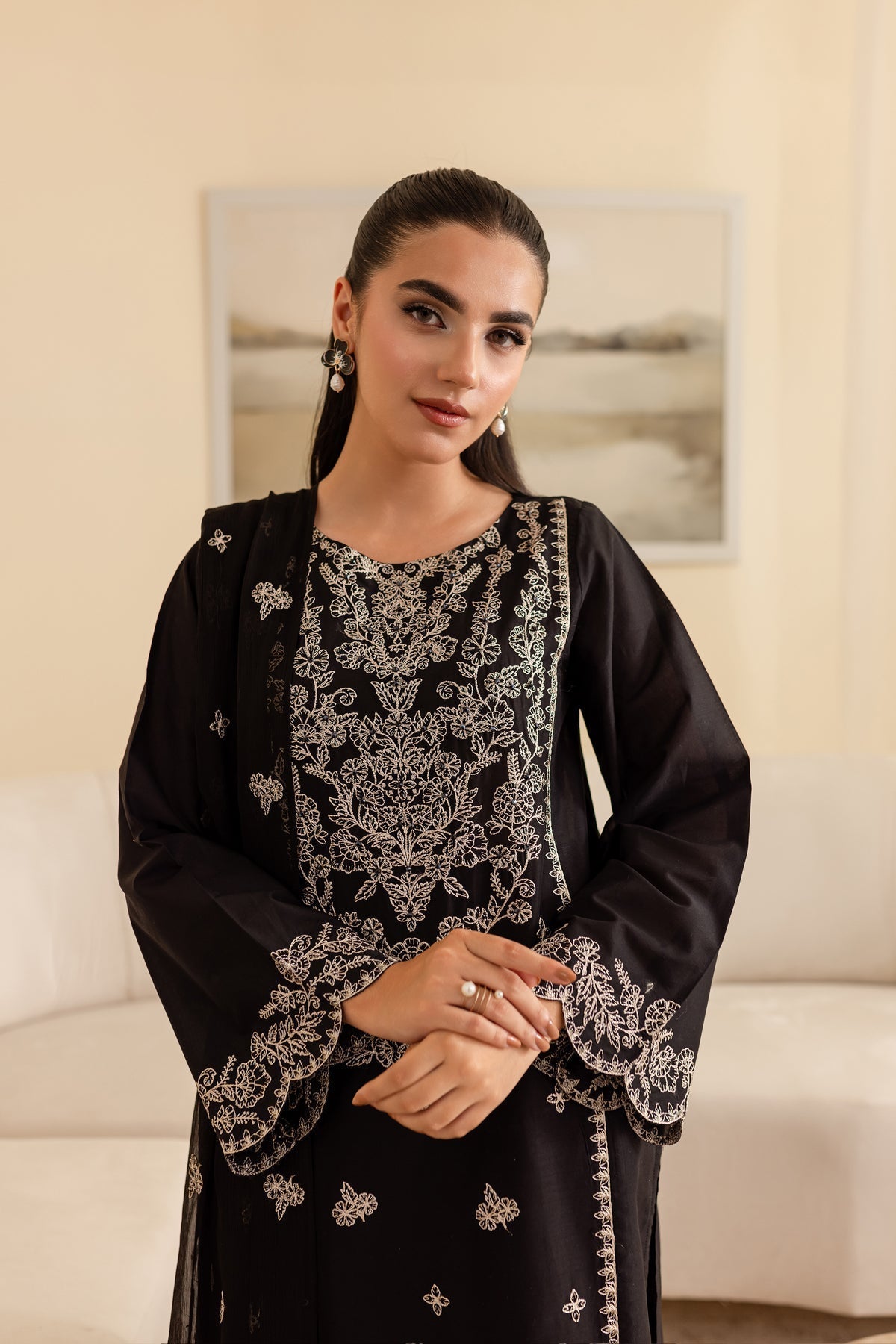 BATIK-UNSTITCHED 3PC DHANAK EMBROIDERED SUIT-PK-5791