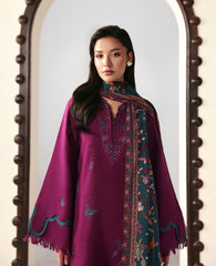 REPUBLIC WOMENSWEAR-UNSTITCHED 3PC DHANAK EMBROIDERED SUIT-PK-5175
