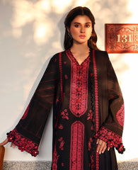 REPUBLIC WOMENSWEAR-UNSTITCHED 3PC DHANAK EMBROIDERED SUIT-PK-5233