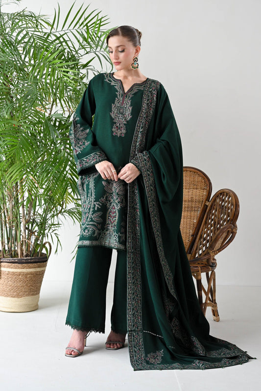 BATIK-UNSTITCHED 3PC DHANAK EMBROIDERED SUIT-PK-5764