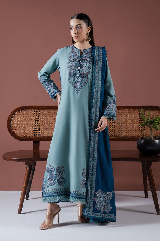 ASIM JOFA- UNSTITCHED 3PC DHANAK EMBROIDERED SUIT-PK-5767
