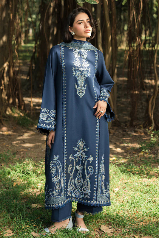 ASIM JOFA- UNSTITCHED 3PC DHANAK EMBROIDERED SUIT-PK-5714