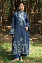 ASIM JOFA- UNSTITCHED 3PC DHANAK EMBROIDERED SUIT-PK-5714