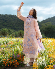 MUSHQ-UNSTITCHED 3PC LAWN LASERWORK EMBROIDERED SUIT-PK-4782