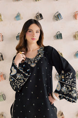 BATIK-2PIECE DHANAK EMBROIDERED SHIRT WITH DHANAK EMB SLEEVES-PK-15010
