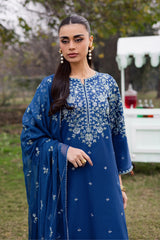 BATIK- UNSTITCHED 3PC LAWN EMBROIDERED SUIT-PK-4812