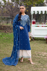 BATIK- UNSTITCHED 3PC LAWN EMBROIDERED SUIT-PK-4812
