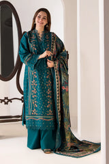SOBIA NAZIR-3PC DHANAK EMBROIDERED SUIT-PK-5276