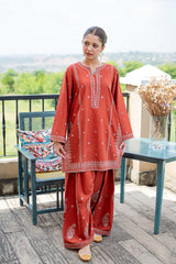 URGE-UNSTITCHED 2PIECE LAWN EMBROIDERED SHIRT WITH LAWN EMBROIDERED TROUSER-PK-244