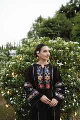 URGE-2PC DHANAK EMBROIDERED SHIRT WITH DHANAK EMB TROUSER-EP-5494