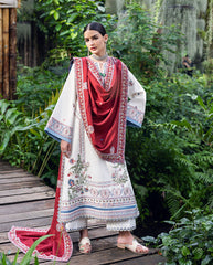 MUSHQ-UNSTITCHED 3PC DHANAK EMBROIDERED SUIT-PK-4418