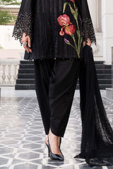 MARIA.B-UNSTITCHED 3PC DHANAK EMBROIDERED SUIT-PK-5202