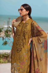 MARIA.B-UNSTITCHED 3PC DHANAK EMBROIDERED SUIT-PK-5216
