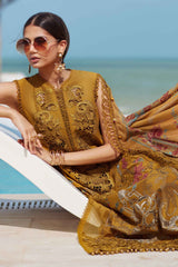 MARIA.B-UNSTITCHED 3PC DHANAK EMBROIDERED SUIT-PK-5216