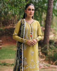 MARIA.B-UNSTITCHED 3PC DHANAK EMBROIDERED SUIT-PK-5831