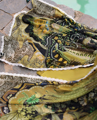 MARIA.B-UNSTITCHED 3PC DHANAK EMBROIDERED SUIT-PK-5831