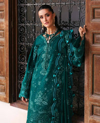 REPUBLIC WOMENSWEAR-UNSTITCHED 3PC DHANAK EMBROIDERED SUIT-PK-5234