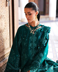 REPUBLIC WOMENSWEAR-UNSTITCHED 3PC DHANAK EMBROIDERED SUIT-PK-5234