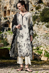 IMAGE-UNSTITCHED 3PC LAWN EMBROIDERED SUIT-PK-4546