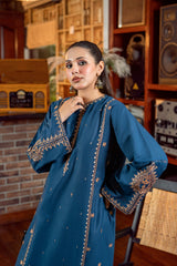 URGE-UNSTITCHED 2PC DHANAK EMBROIDERED SUIT-PK-133