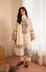 ASIM JOFA-UNSTITCHED 3PC DHANAK EMBROIDERED SUIT-PK-5153