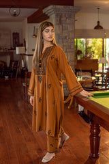 URGE-UNSTITCHED 2PC DHANAK EMBROIDERED SUIT-PK-135