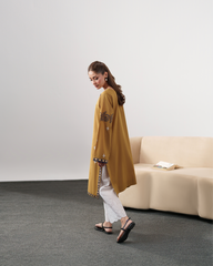 IZEL-UNSTITCHED 3PC DHANAK EMBROIDERED SUIT-PK-4335