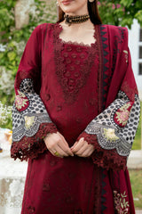 ANEELAS-UNDTITCHED 3PC KARANDI EMBROIDERED SUIT-PK-5303