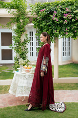 ANEELAS-UNDTITCHED 3PC KARANDI EMBROIDERED SUIT-PK-5303