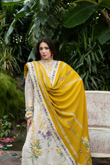 ANEELAS-UNSTITCHED 3PC KARANDI EMBROIDERED SUIT-PK-5293