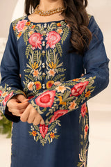 MIRANA-UNSTITCHED 3PC LAWN EMBROIDERED SUIT-PK-4645